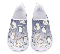 UOIMAG Bonitos Zapatos de Enfermera de Gato, Regalo para Mujer, Zapatillas de Moda, Zapatos Ligeros, Transpirables, Casuales para Caminar 38EU