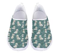 UOIMAG Cute Westie Dogs Slip On Shoes for Women Cute Casual Walking Shoes Lightweight Casual Sneakers EU42