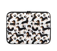 UOIMAG Dachshund - Bolsas para laptop para mujeres, amantes de los perros salchicha, lindas fundas para laptop de 10 pulgadas, fundas delgadas para computadora de 13 pulgadas