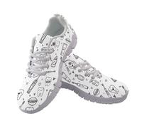 UOIMAG Dental Tooth Print Shoes for Men Women Lightweight Sneakers EU 40