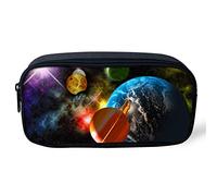 UOIMAG Earth Planets - Estuche para lápices para niños, organizador de escritorio pequeño para hombres y mujeres, bolsa de maquillaje de viaje
