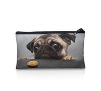 UOIMAG Estuche para lápices para niños y niñas, estuche escolar con cremallera, suministros de oficina, carlino, Talla única, Mochila escolar