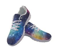 UOIMAG Galaxy Shoes for Men Women Lace Up Tennis Sneakers EU43