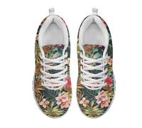 UOIMAG Hawaiian Shoes for Women Casual Walking Shoes EU43