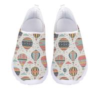 UOIMAG Hot Air Balloon Print Shoes Slip On Women Shoes Lightweight Casual Walking Sneakers EU37