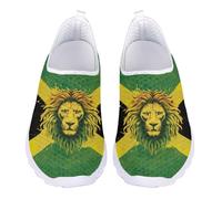 UOIMAG Jamaica Flag Shoes Slip On Water Shoes for Vacation Lightweight Casual Walking Sneakers EU37