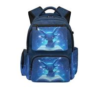 UOIMAG Mochila escolar para niñas con compartimento para laptop de 15.6 pulgadas, mochila para niños, Axolotl - Libro de lectura, M, Casual