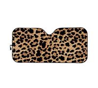 UOIMAG - Parasol universal para el parabrisas del coche con estampado de leopardo, para coche, vehículos todocamino y camiones
