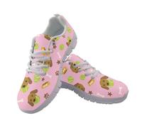 UOIMAG Sausage Dog Print Shoes for Women Cute Running Shoes Lace Up Lightweight Walking Sneakers EU40