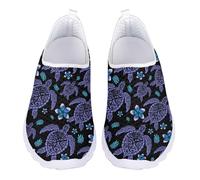 UOIMAG Sea Turtle Water Shoes for Women Slip On Walking Shoes Lightweight Flat Casual Sneakers EU43