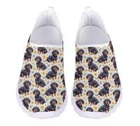 UOIMAG Womens Walking Shoes Sausage Dog Shoes Slip On Barefoot Sneakers Cute Footwear for Casual EU41