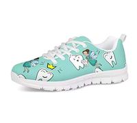 UOIMAG Zapatilla de Deporte Suave Tooth Fairy Nurse Trainer para Mujeres niñas, Regalo, Zapatillas para Correr, Zapatos de Ocio Suaves y Transpirables 38EU