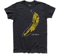 Uomo Andy Warhol Banana The Velvet Under Ground & Nico Rock e Pop Art T-Shirt