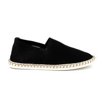 UOMO DESIGN - Alpargata para hombre de lona - Evan, Negro 1., 42 EU
