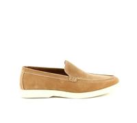 UOMO DESIGN - Mocasín Slip-on para hombre, elegante, flexible, cómodo, de gamuza y piel vegana - Laurent, 2 beige., 46 EU
