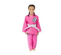 Uone | Traje de Judo | 350gsm para niña (rosa, 130)