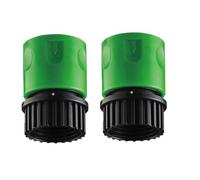Uonguon Accesorios de conexión rápida para manguera de jardín, conector hembra para manguera de jardín - Conector rápido flexible de 2 piezas - Desconexión rápida de, accesorios de agua