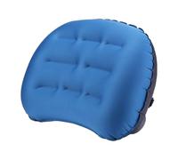 Uonguon Almohada inflable para camping, diseño ergonómico con piel, cuello ligero y soporte lumbar, fácil inflación, 45 x 48 x 4,72 cm, para camping, senderismo, viajes al aire libre