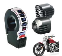 Uonguon Altavoces para Motocicleta, de Audio inalámbrico, Barra de Sonido para Manillar con Carga de teléfono integrada, estéreo Impermeable para Exteriores, Audio de Bicicleta de Scooter