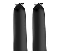 Uonguon Bolsa con cordón, 2 bolsas de transporte de polos de senderismo, bolsa de almacenamiento portátil de secado rápido, lista para usar, organizador de viaje al aire libre 21 x 60 cm / 8 x 24