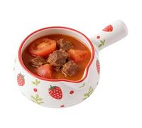 Uonguon Cacerola de leche, utensilios de cocina de cerámica con mango | olla para derretir mantequilla para el horno | para cocinar pasta, preparar papillas, de azúcar, salsa, café, sopa, madre