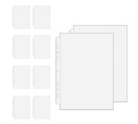 Uonguon Carpeta protectora para tarjetas, 10 hojas A5 A6 | Carpeta de exhibición de tarjetas de libro de fotos, para boletos de fotos, adultos, coleccionistas, oficina, escuela, organización