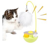Uonguon Cat Toy Wand, Interactive Cats Toy, 3.54x2.56x6.3 Inches Engaging Play Stick, Simulated Hunting Ball, Durable Build, Pet Toys for Scratching Training Exercise Indoor Outdoor and Travel Use