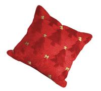 Uonguon Christmas Pillow Case - Festive Holiday Soft Plush Cushion Cover, Comfort Enhancing Decorative Function for Living Room Sofa Bedroom, Throw Pillow Cover, 18x18 Inch Red/Green