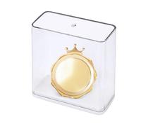 Uonguon Clear Display Case - Vertical Stacking Organizer, Shadow Box Showcase, Space Saving Visibility Design, Protective Display Function for Home Indoor Study Room Shelf, Transparent Multi Size