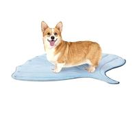 Uonguon Cooling Mat, Washable Non-Slip Cooling Pad, Breathable Blanket Plant-Shaped Bed, Soft & Lightweight for Dogs, Medium Large Small Puppy Kitten All Breeds Indoor Use