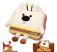 Uonguon Cute Bee Dog Plush, Bee Puppy Plush Toy, Soft Dog Plush Doll, Bee Stuffed Animal, Plush Dog Animal Toy, Adorable Plush Bee Puppy, Cuddly Bee Dog Pillow, Plush Puppy Pillow Toy,