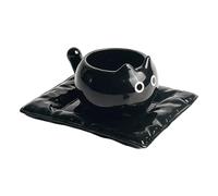 Uonguon Cute Cat Mug, 210 ml Ceramic Siamese Kitten Tea Cup