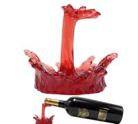 Uonguon Decorative Wine Bottle Holder, Gum Vino Rack, Farmhouse Decoration, Creative Beverage Stand, Transparent Resin, (3.54x3.15x2.95 Inches), Perfect For Displaying In Living Rooms