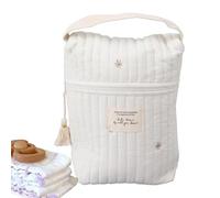 Uonguon Diaper Organizing Pouches, Cartoon Quilted Pacifier Bag, Cute Organizing Pouches, Soft Storage Bag, Feeding Bottle Storage Bag, Baby Wipes Organizer, Pacifier Storage Pouch,