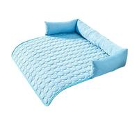 Uonguon Dog Cooling Pad, Cool Mat Dog Bed Blanket, 35.43x35.43 Inches Breathable Sleeping Mattress, Washable Lightweight, Hot Weather Pet Supply for Sofa, Outdoor Beach Picnic Camping Park
