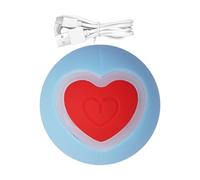 Uonguon Dog Moving Ball Toy, Heart-Style Automatic Bouncing Ball, USB Rechargeable Pet Bounce Toy for Small, Medium, and Large Puppies, 8x3.8cm/1.5x1inches, Sturdy Design