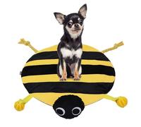 Uonguon Dog Play Mat, Interactive Dog Mat, Treat Feeding Carpet, Puppy Squeaky Game Matting,18.5x18.5 Inches,Polyester,Cotton,Rubber Material, Multicolor for Dogs