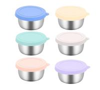 Uonguon Dressing Containers with Lids, 1.35oz Sauce Container, Reusable Leakproof Condiment Cups, Dipping Holders for Offices, Schools, Picnics, Parties, Travel, Meal Prep, Easy to Use