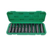 Uonguon Electric Socket Wrench Set, 1/2 Inch Electric Wrench Car, Tool with 10X Joint Drive Bending, Electric Socket Tool, Wrench Set for Cars, Anti-Slip Grip for Household Tasks