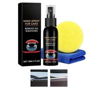 Uonguon Eliminador de Arañazos para Vehículos,Spray Reparador Nano Brillante,Limpiador En Spray Para Rayas 30 ml - Para Coche Camión SUV Sedán Parabrisas Faro Panel Puerta Moldura