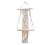 Uonguon Estantes flotantes Bohemios, Tapiz Tejido Hecho a Mano, Estante de Almacenamiento de Pared, decoración rústica de habitación, Almacenamiento de Pared de, Organizador de Estante