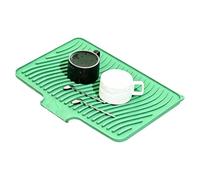 Uonguon Esterilla para platos, almohadilla de fregadero, de silicona, bandeja de cocina, alfombrilla para mostrador