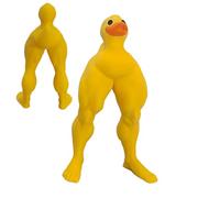 Uonguon Figura de acción del Pato Buff,Figura del Pato Buff - Esculturas de con Patas musculosas - Pato Peculiar Decorativo Divertido Lindo músculo de la Novedad para el Dormitorio, estreno