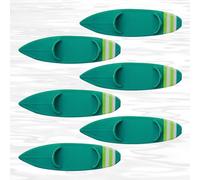 Uonguon Finger Surf Board Ride, Mini Surfboard Toy Set, 4.72x1.34x0.55 Inches Collectible Fingerboard, Fun Car Window Dashboard Desk Decor for Kids, Teens, Beach Parties Favors and Small Travel Toys
