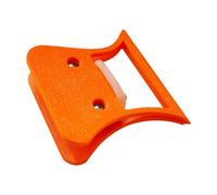 Uonguon Fly Tying Clamp Tool, Fly Fishing Clip, Precision Fishing Equipment for Lure Making, Reservoir, River, Pond Angling, Small and Big Size, Orange
