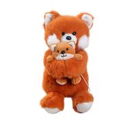 Uonguon Fox Plush, Doll Family Set, Mommy & Babies Cozy Toy, Ultra-Soft Cuddly Fabric, Realistic Adorable Design, Perfect for Wedding Christmas Mother’s Day