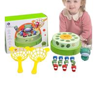 Uonguon Frog Bounce Game, Pop out Interactive Toy, 7.09x6.69 Inches Rotating Electric Musical Frog, Flashing Lights and Compact Kid Safe Design, Perfect for Boys, Girls, Family Playtime