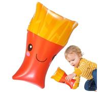 Uonguon Globos Donut,Globos para de Verano, inflables de de PVC con forma de patatas fritas, inflables únicos de la decoración del partido para al aire libre, piscinas, carnavales