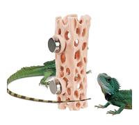 Uonguon Hábitat para Reptiles,Escondite Magnético De Mascotas,Hábitat para Geckos - Decoración para Anfibios Geckos Mascotas Que Escalan En Terrarios