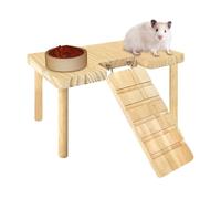 Uonguon Hamster House Ladder, Climbing Staircase, Small Pets, Pet Gerbil, Mice Cage, (12.6x9.06x5.31 Inches), Perfect For Providing Mounting Fun and Exercise